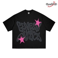 Genesis Conspiracy - Cotton Oversized T-shirt Flush Black Unisex - Cotton Combed 30s