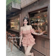 Set of 2-way top with super beautiful skirt (with lining) - 75368