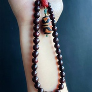 火供 雙虎牙 護身 天珠 正偏財 包掛 小葉紫檀 保平安