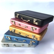 1PC New Aluminum Business ID Credit Holder Suitcase Bank Jewelry Organizer Rectangle
