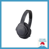 [Ship from JAPAN]Audio-Technica ATH-SR30BT BK headphones offer wireless Bluetooth connectivity, a built-in microphone, and up to 70 hours of playback time. Available in black.