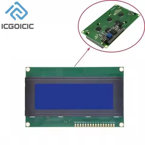LCD2004+I2C 2004 20x4 2004A Blue/Green Screen HD44780 Character LCD /w IIC/I2C Serial Interface Adap