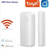 WiFi門磁門窗報警器 Tuya 塗鴉智能 WiFi 門磁支持語音音箱 WIFI door sensor APP控制