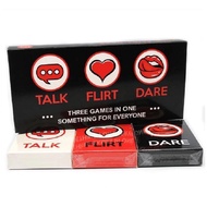 Ready Stock Board Game Talk Temptation Adventure Card Game Board Game Game Talk, Flirt or Dare Three-in-One English Board Game Party Game