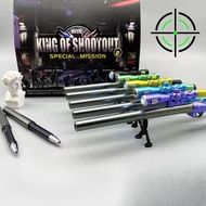 Creative Gel Pen Gun Pen Sniper Gun 98 Modeling Boy Student Jedi Survival Pen with Light Primary Sch