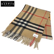 Burberry 格紋雙面流蘇外套 [二手]