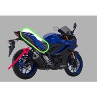 YAMAHA R25 V1 V2 REAR FAIRING SIDE COVER BLUE LEFT RIGHT SET KIRI KANAN BIRU 1WD-XF171-30-P1 / 1WD-X