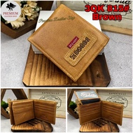 Rush Rider Leather Wallet Men Short Wallet Genuine Leather Purse Man