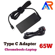 Type - C adapter for Laptop Chromebook 65W (NEW)
