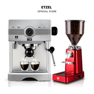 ส่งฟรี! Professional Setสำหรับเปิดร้าน เครื่องชงกาแฟETZEL SN603 + เครื่องบดเมล็ดกาแฟSN019 ฟรีกาแฟ VI