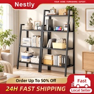 3/4/5 Tiers Big Size Steel Bookshelf Book Rack Rak Buku Rak Alquran 置物架子 Durable Anti Rust Easy Inst