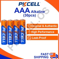 PKCELL AAA 1.5V Alkaline Battery for Clocks / Toys / Remotes / Mouse (30pcs)