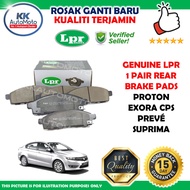 Proton Exora CPS Preve - Genuine LPR Rear Set Brake Pads Brek Pad Belakang
