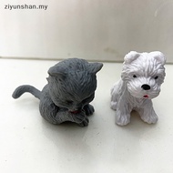 ziyunshan 3CM Miniature Food Play Pet Puppy Kitten Plastic Toy Accessories Play House Doll Dog 6.1g my