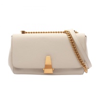 【二手】Bottega BOTTEGA VENETA The Angle Paramelato 2WAY 單背包 410721 公尺白色皮革 Angle Paramelato 鏈條肩背包