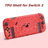 เคสนิ่มกันกระแทกสำหรับสวิตช์ฝาครอบป้องกัน2เชื่อมต่อได้ปลอก NS2น่ารักสำหรับสวิตช์2025สำหรับอุปกรณ์เสร