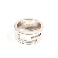【日本直購 二手美品】9號 古馳 GUCCI 戒指 Interlocking G #10 925銀 銀色