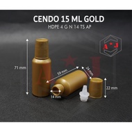 MATA 15 Dropper Bottle GoldML Eye Dropper/ Cendo Bottle / Drop Test Bottle Hdpe/ Bottle Yk