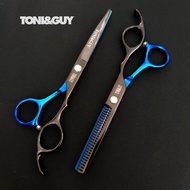 ถูก/แท้/ฟรีกระเป๋า Toni&amp;Guy 1คู่ ชุดกรรไกรตัดผม ขนาด 6 นิ้ว