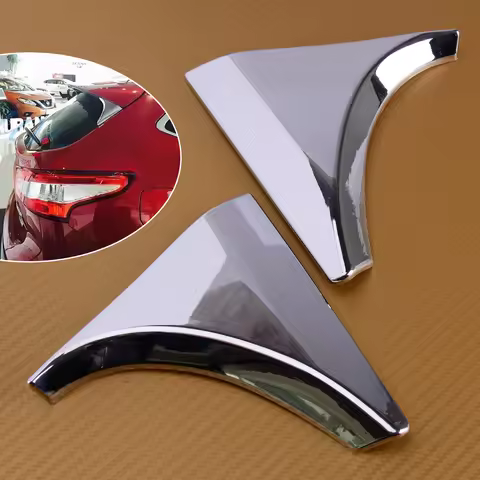 Car ABS Chrome 2Pcs Rear Window Tailgate Spoiler Trims Cover Fit for Nissan Qashqai J11 2014 2015 20