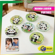 FH-M399 Mainan Labirin Mini Anak Puzzle Bola Maze Game Karakter Lucu / Mainan Bola Edukasi Anak Labi