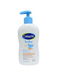 美國 Cetaphil Baby 舒特膚嬰兒金盞花舒緩洗髮沐浴露二合一400ml（平行進口）