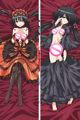 Anime DATE A LIVE Tokisaki Kurumi Hing Body Pillow Cover Case Bedding Dakimakura Pillowcases