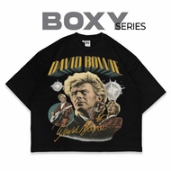 Nebula T-shirt David Bowie Boxy Fit BlackNBL