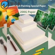 WON 50Sheets/Set Oil Pastel Special Paper, Blank Multi-size Oil Painting Paper, Thickened 200g Thick