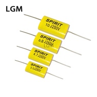 2Pcs Original 2.2uF 3.3uF 4.7uF 6.8uF 250V 400V Non Polar Condenser Capacitor Filter Tweeter Speaker