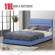 YHL Sasha Fabric / PVC Divan Bed Frame (More Than 20 Choice Of Colours)