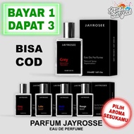 COD BELI 1 DAPAT 3 BUY 1 GET 3 FREE PARFUM JAYROSSE GREY JAYROSSE LUKE JAYROSSE NOAH JAYROSSE ROUGE 30ml