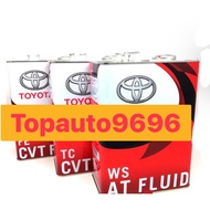 TOYOTA ATF WS AT FLUID/ TC CVT FLUID/ FE CVT FLUID- VIOS/ CAMRY/ YARIS/ WISH/ ALTIS/ AVANZA/ INNOVA/