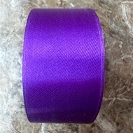 Dark Purple Satin Ribbon 4 cm 25 yards 23 meters Instant Delivery to Jogja Area