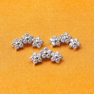 ASTM F136 Titanium internal thread labret fine jewelry flower shape lip rings Helix piercing piercin
