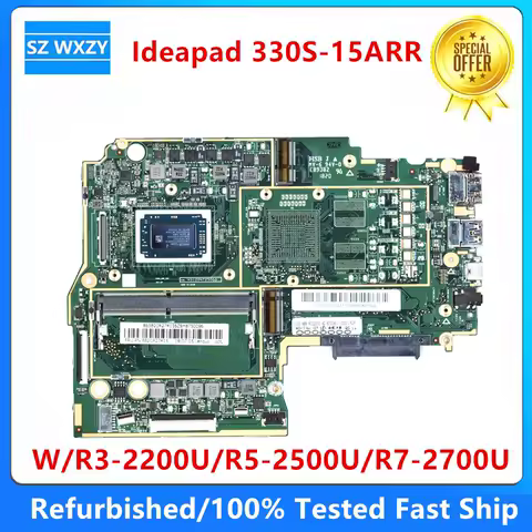 For Lenovo Ideapad 330S-15ARR Laptop Motherboard With AMD R3-2200U R5-2500U R7-2700U 4GB RAM 5B20R27