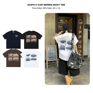 T-Shirt "CAR SERIES" GUPO Form Boxy 100% Cotton Unisex Local Brand - TSC01