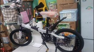 (需預定)全新正品Auldey雙鑽20吋摺疊單車， Shimano 7速，閃底紫色，快拆座通，頭尾碟煞，好踩，精工裝嵌，附有頭籃，氣泵，水壺架，單車鎖，全新車免維修，可預約到實體店試車，售價$680