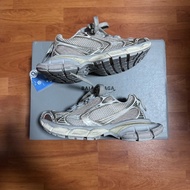 Balenciaga巴黎世家3xl做舊老爹鞋 厚底鞋 淺米色 35碼