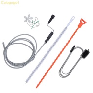 Cologogo1 Pack of 5 Drain Unblocker Tool 118 Inch Spirals 61Inch Brush 19 7 Inch Snake for Home Main