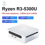 Genhine AMD Ryzen 3 5300U PC Windows11 4 Cores 8 Threads Wifi6 Bt5.2 Ddr4 3200Mhz 8/32Gb RAM 826