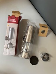 電動胡椒研磨器黑胡椒粉花椒海鹽家用充電研磨瓶罐