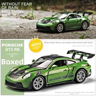Simulated Alloy Porsche 911 GT3 RS Car Model