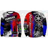 Yamaha Grudge Design 1 Motorcycle Full Sublimation Long Sleeve T-Shirt, Trendy Casual Breathable Aut