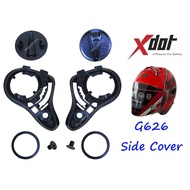 topi ny X-Dot Xdot Helmet G626 Side Cover & Visor G626 ( Smoke / Rainbow / Reborn Gold )