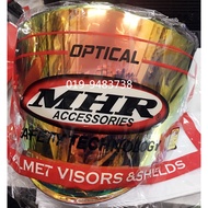 Helmet Visor MHR OF622 V622 622 Light Smoke Rainbow Semi Gold