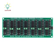 👑7 Decade 1R - 9999999R Programmable SMD Resistor Slide Resistor Board Step Accuracy 1R 1% 1/2 Watt 