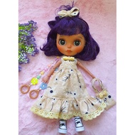 WARABEL Handmade Bohemian Dress Set For Blythe Barbie Dolls 1/6 Doll Accessories Doll clothes blythe
