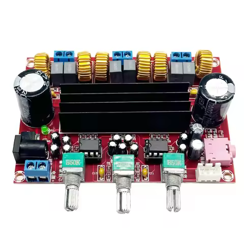 XH-M139 Digital Subwoofer Power Amplifier Board 2x50W 100W 2.1 Channel TPA3116D2 3 Sound Channels En