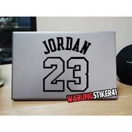Jordan 4 laptop stickers, cool custom cutting stickers